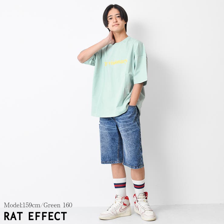 visionaryプリントスーパービッグTシャツ トップス カットソー | 子ども服 SHUSHU | 詳細画像6 