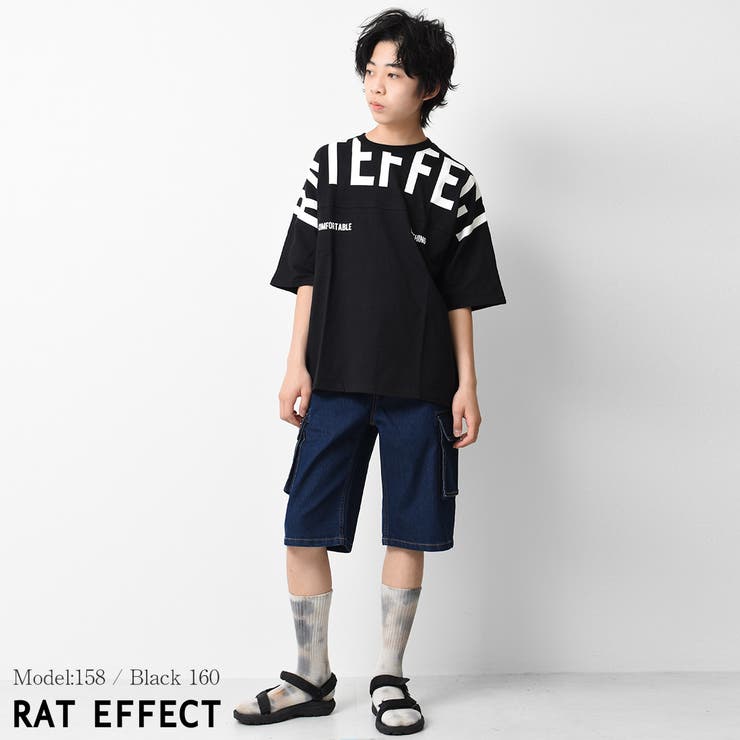ビックロゴプリントドルマンTシャツ トップス カットソー | 子ども服 SHUSHU | 詳細画像2 