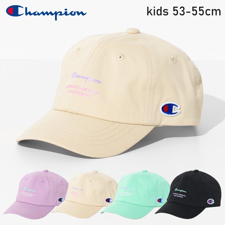Champion キッズカラーロゴプリントツイルキャップ 帽子 | 子ども服 SHUSHU | 詳細画像1 
