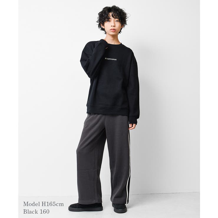 CONVERSE 別注裏起毛バックプリントビッグトレーナー スウェット | 子ども服 SHUSHU | 詳細画像3 