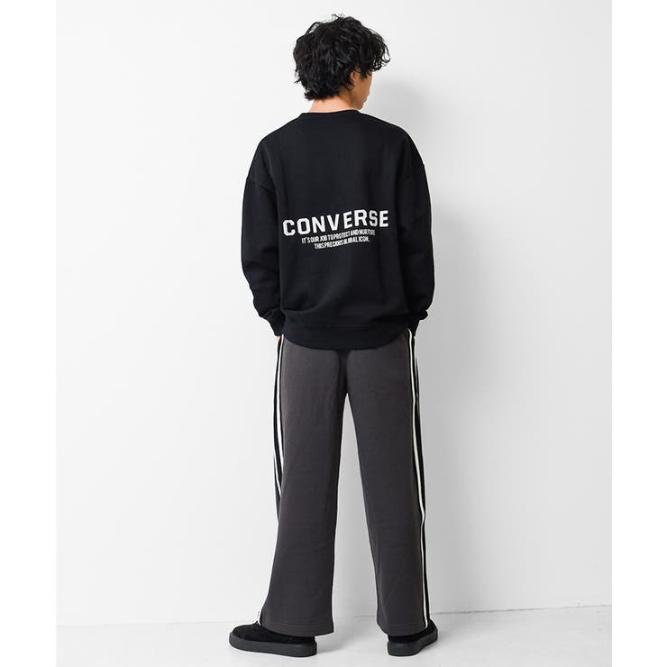 CONVERSE 別注裏起毛バックプリントビッグトレーナー スウェット | 子ども服 SHUSHU | 詳細画像4 