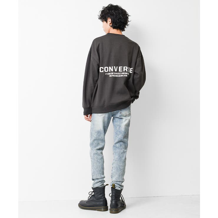 CONVERSE 別注裏起毛バックプリントビッグトレーナー スウェット | 子ども服 SHUSHU | 詳細画像6 