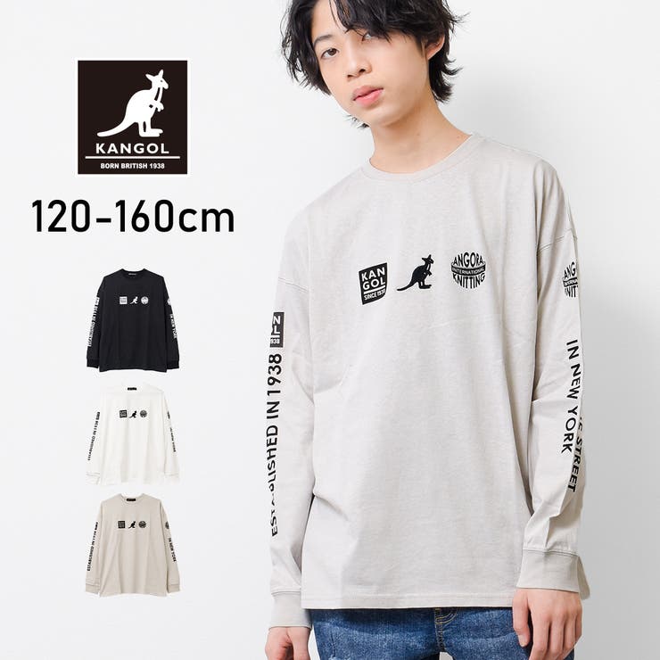 KANGOL 別注袖プリントロングTシャツ トップス | 子ども服 SHUSHU | 詳細画像1 