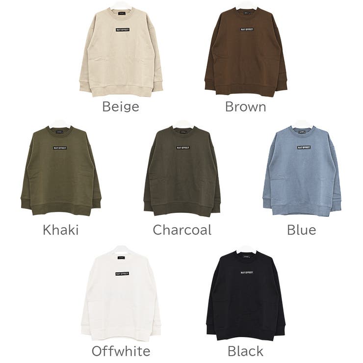 裏起毛バックプリントビッグトレーナー スウェット 長袖 | 子ども服 SHUSHU | 詳細画像13 