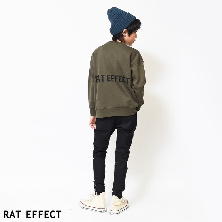 裏起毛バックプリントビッグトレーナー スウェット 長袖 | 子ども服 SHUSHU | 詳細画像10 