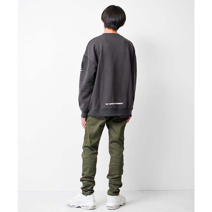 裏起毛袖ネームロゴプリントトレーナー スウェット トップス | 子ども服 SHUSHU | 詳細画像9