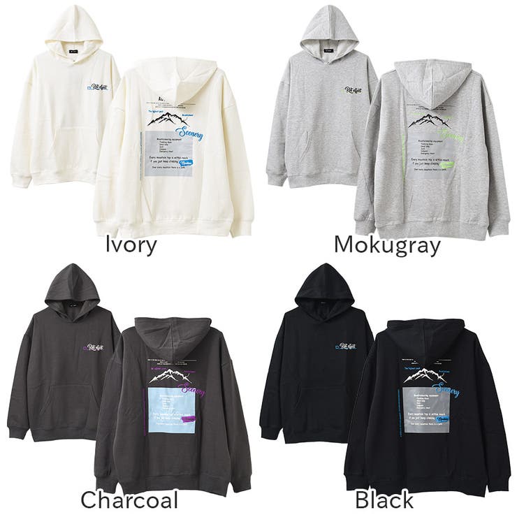 裏起毛ヤマ系刺繍プリントフーディー パーカー スウェット | 子ども服 SHUSHU | 詳細画像11 