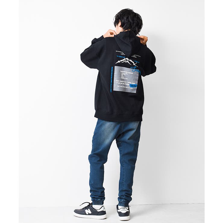 裏起毛ヤマ系刺繍プリントフーディー パーカー スウェット | 子ども服 SHUSHU | 詳細画像4 