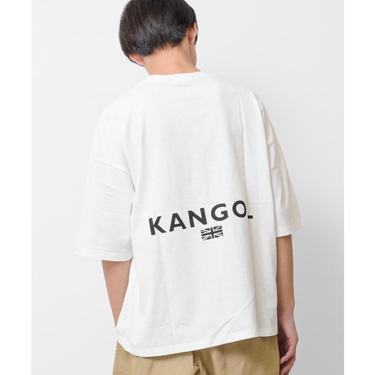 オフホワイト | KANGOL 別注バックロゴスーパービッグTシャツ トップス | 子ども服 SHUSHU