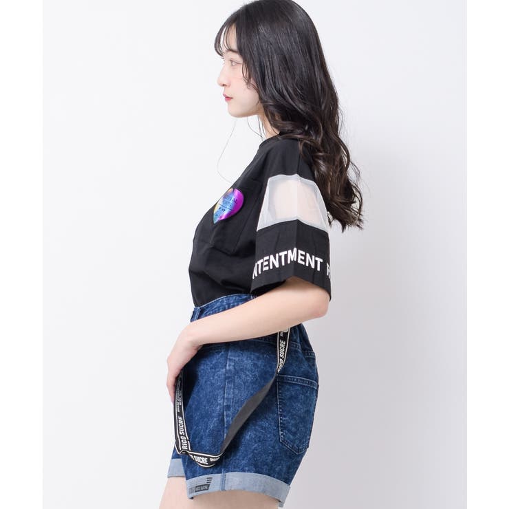 袖メッシュTシャツ トップス 半袖 | 子ども服 SHUSHU | 詳細画像6 