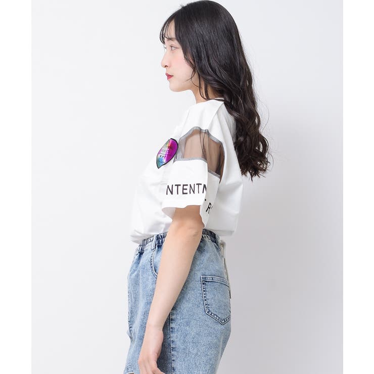 袖メッシュTシャツ トップス 半袖 | 子ども服 SHUSHU | 詳細画像3 