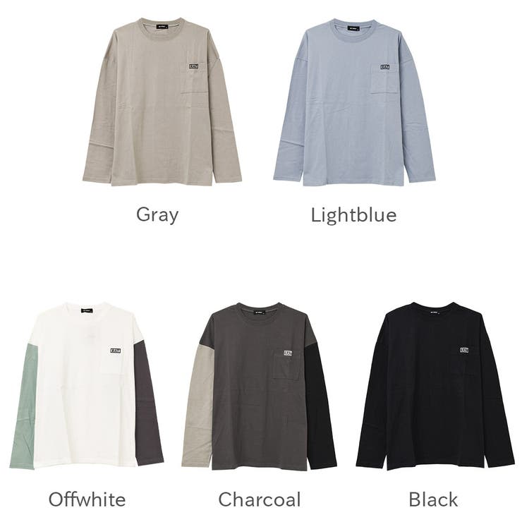 ポケット刺繍ロングTシャツ トップス 長袖 | 子ども服 SHUSHU | 詳細画像9 