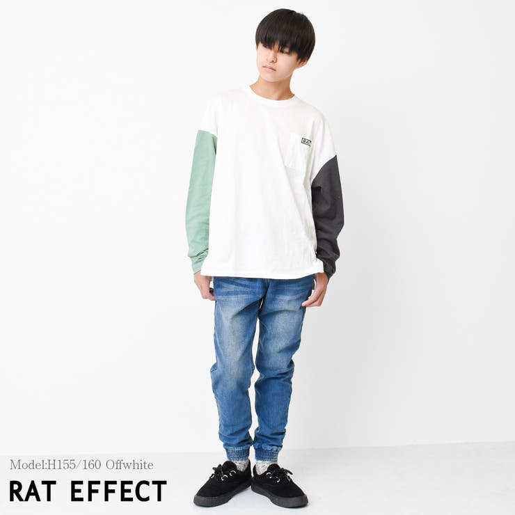 ポケット刺繍ロングTシャツ トップス 長袖 | 子ども服 SHUSHU | 詳細画像8 