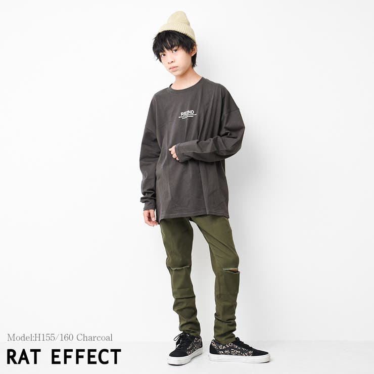 バックナロープリントロングTシャツ ロンT トップス | 子ども服 SHUSHU | 詳細画像9 