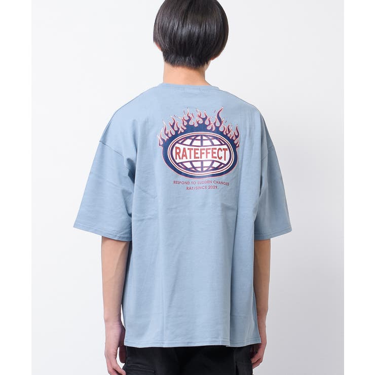 ライトブルー | RAT FIREビッグTシャツ トップス | 子ども服 SHUSHU