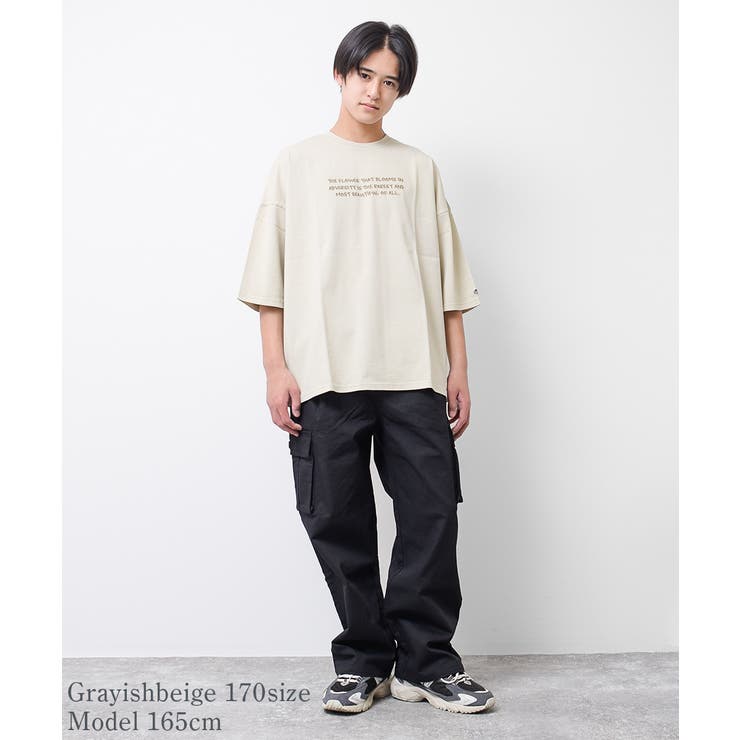 FLOWERピグメントスーパービッグTシャツ トップス カットソー | 子ども服 SHUSHU | 詳細画像6 