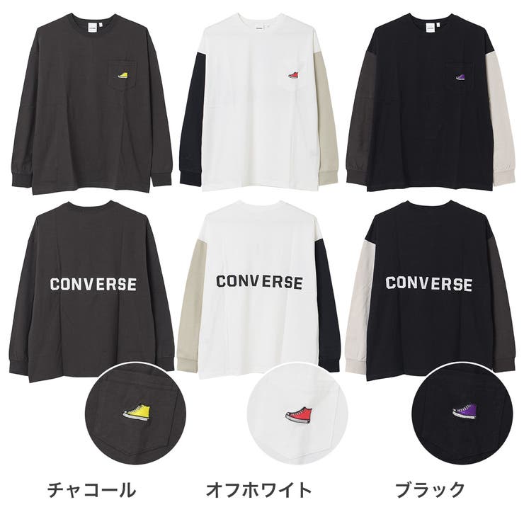 CONVERSE 別注ポケット付きロングTシャツ カットソー | 子ども服 SHUSHU | 詳細画像10 