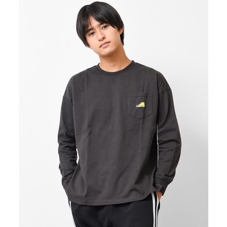 CONVERSE 別注ポケット付きロングTシャツ カットソー | 子ども服 SHUSHU | 詳細画像6 