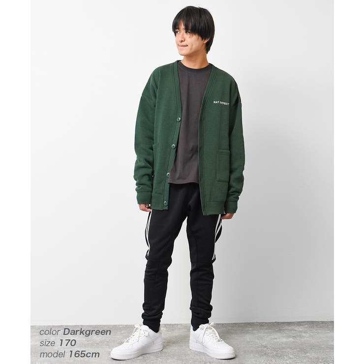 裏起毛ビッグカーディガン アウター あったか | 子ども服 SHUSHU | 詳細画像5 