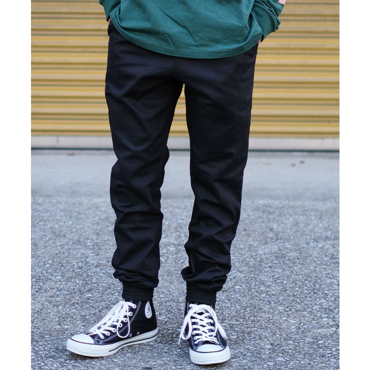 ブラック | スキニージョガーパンツ ボトムス 長ズボン | 子ども服 SHUSHU