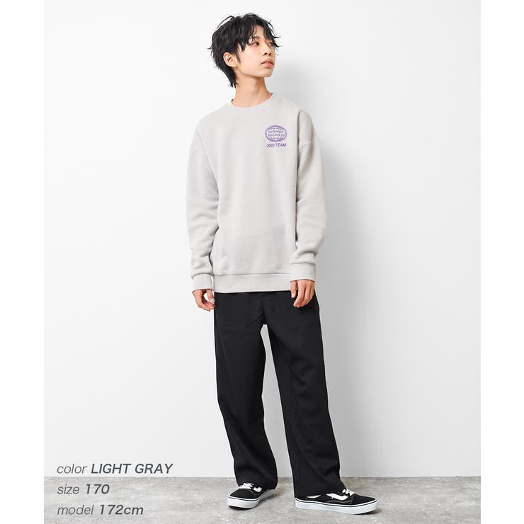 裏起毛アースロゴバックプリントトレーナー スウェット トップス | 子ども服 SHUSHU | 詳細画像10 