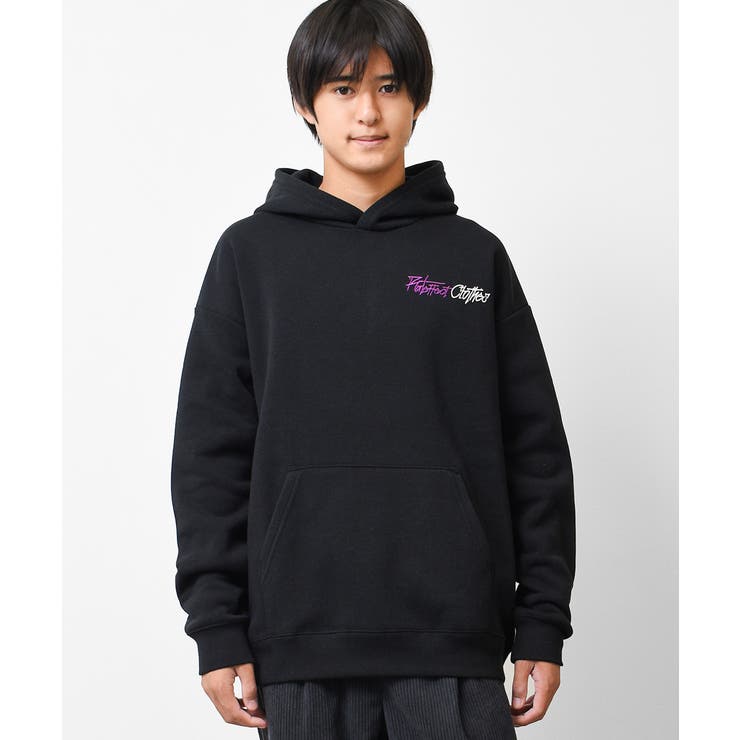 裏起毛ストリートロゴバックプリントフーディー パーカー トップス | 子ども服 SHUSHU | 詳細画像4 