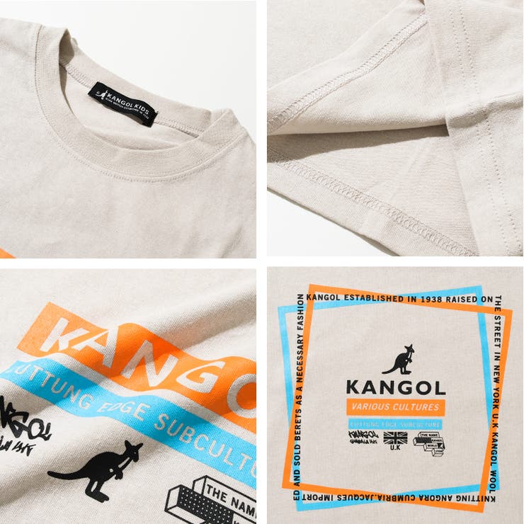 KANGOL 別注蛍光ロゴアートTシャツ トップス | 子ども服 SHUSHU | 詳細画像13 