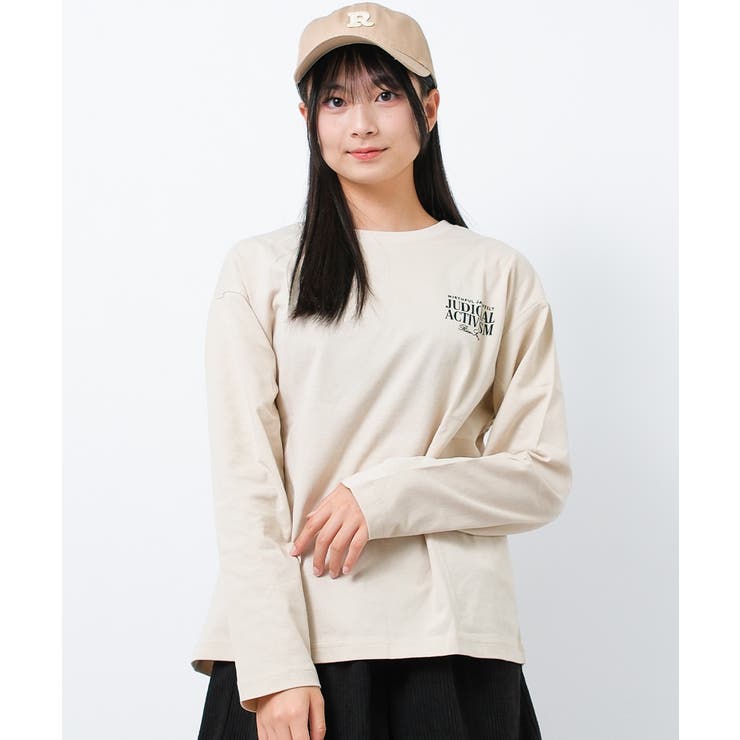 ロゴプリントロングTシャツ トップス ロンT | 子ども服 SHUSHU | 詳細画像2 