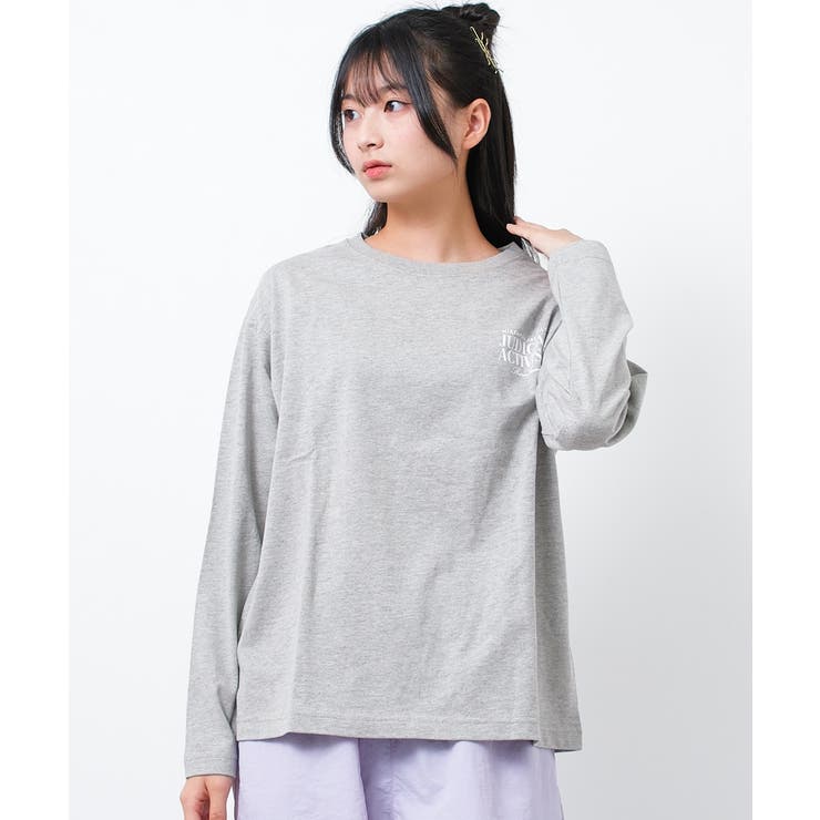 ロゴプリントロングTシャツ トップス ロンT | 子ども服 SHUSHU | 詳細画像4 