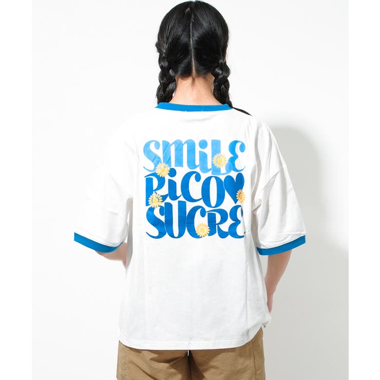 素敵な 2点までメール便対象】バックロゴTシャツ トップス 半袖 子供服 小物