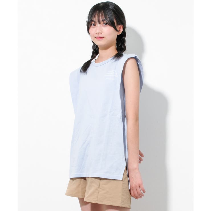 肩タックチュニックTシャツ トップス 半袖 | 子ども服 SHUSHU | 詳細画像10 