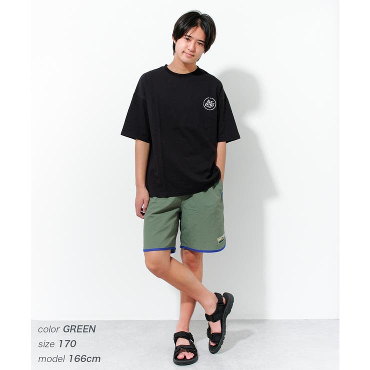 パイピングスイムショートパンツ 水着 ビーチパンツ[品番