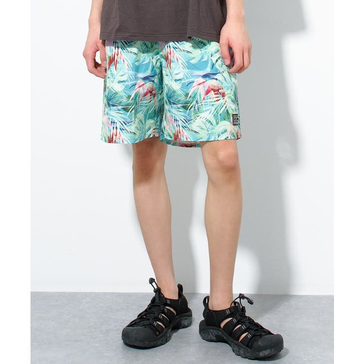 総柄スイムショートパンツ 水着 ビーチパンツ[品番:SHUK0001601 総柄スイムショートパンツ 水着 ビーチパンツ[品番:SHUK0001601