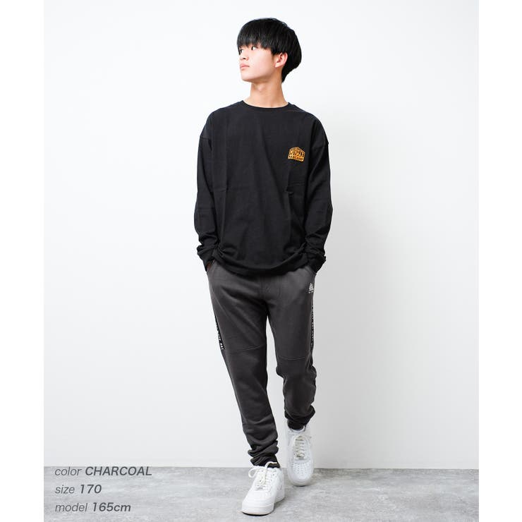 ラインロゴスウェットパンツ ボトムス ストレッチ | 子ども服 SHUSHU | 詳細画像2 