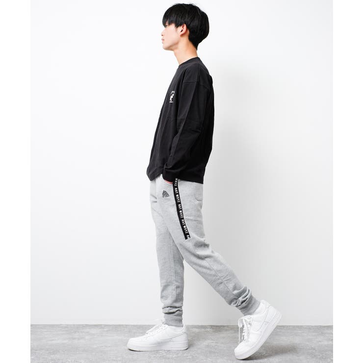 ラインロゴスウェットパンツ ボトムス ストレッチ | 子ども服 SHUSHU | 詳細画像10 