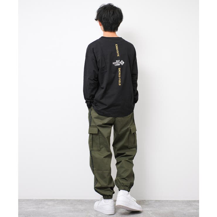 ワイドジョガーラインカーゴパンツ ボトムス 長ズボン | 子ども服 SHUSHU | 詳細画像10 