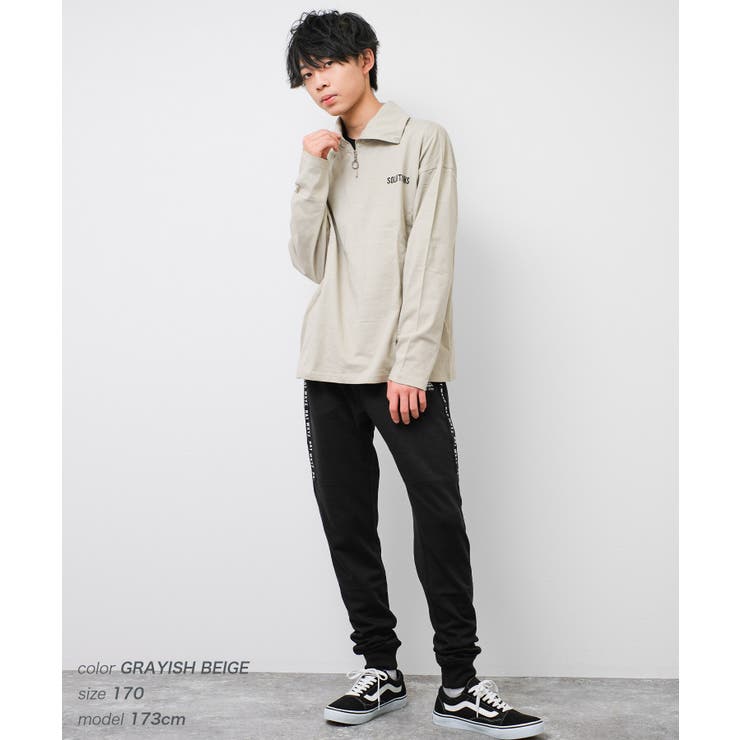ハーフジップロングTシャツ トップス 長袖 | 子ども服 SHUSHU | 詳細画像6 