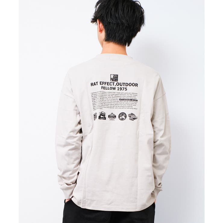 ライトグレー | FELLOW1975 ロングTシャツ トップス | 子ども服 SHUSHU