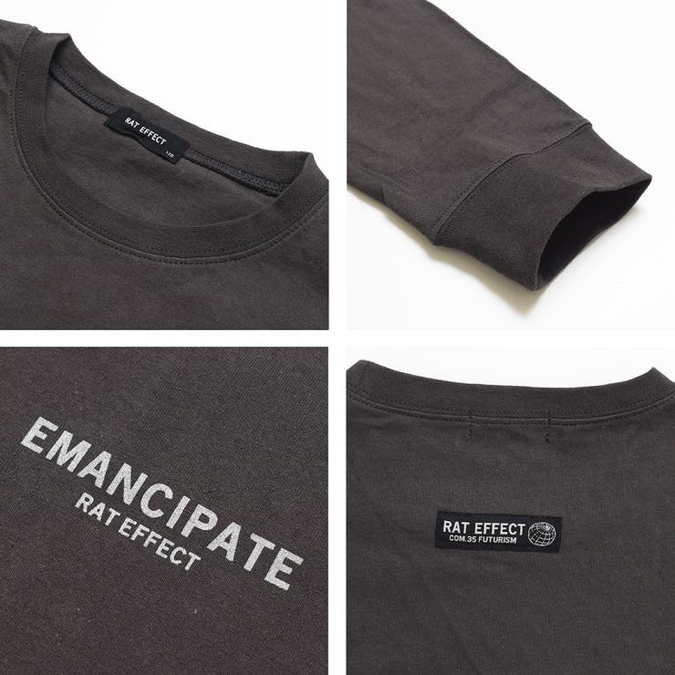 EMANCIPATE リフレクター ロングTシャツ | 子ども服 SHUSHU | 詳細画像9 