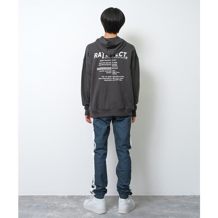 RATEFFECTバックロゴフーディー パーカー 裏毛 | 子ども服 SHUSHU | 詳細画像6 