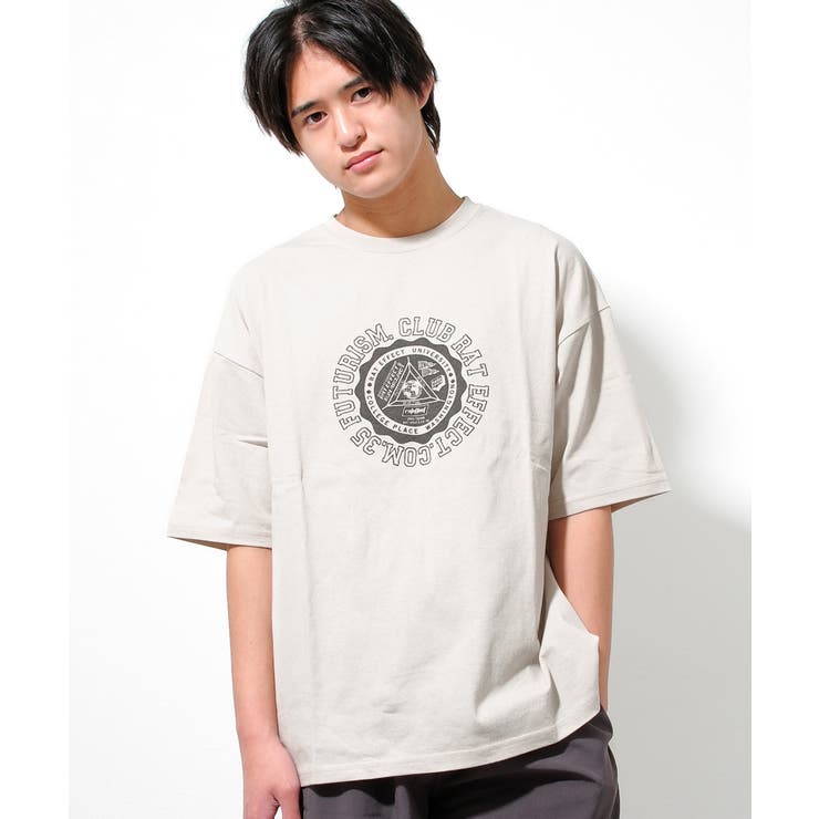 ライトグレー | ストリートサークルBIG Tシャツ トップス | 子ども服 SHUSHU