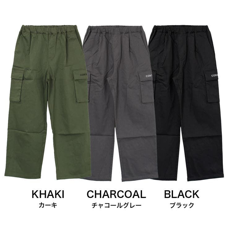 CONVERSE 別注ワイドタックカーゴパンツ ボトムス[品番