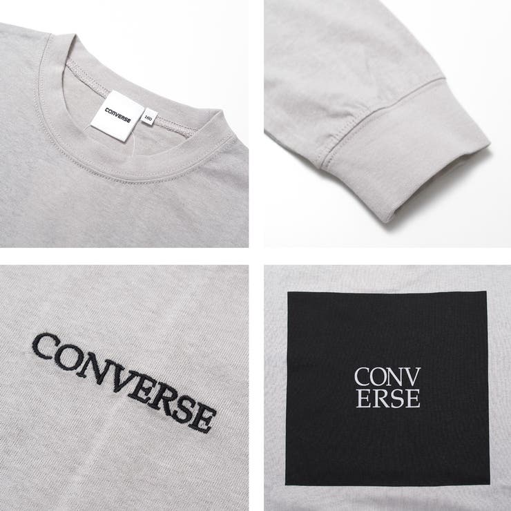 CONVERSE 別注バックスクエアプリントロングTシャツ カットソー | 子ども服 SHUSHU | 詳細画像12 