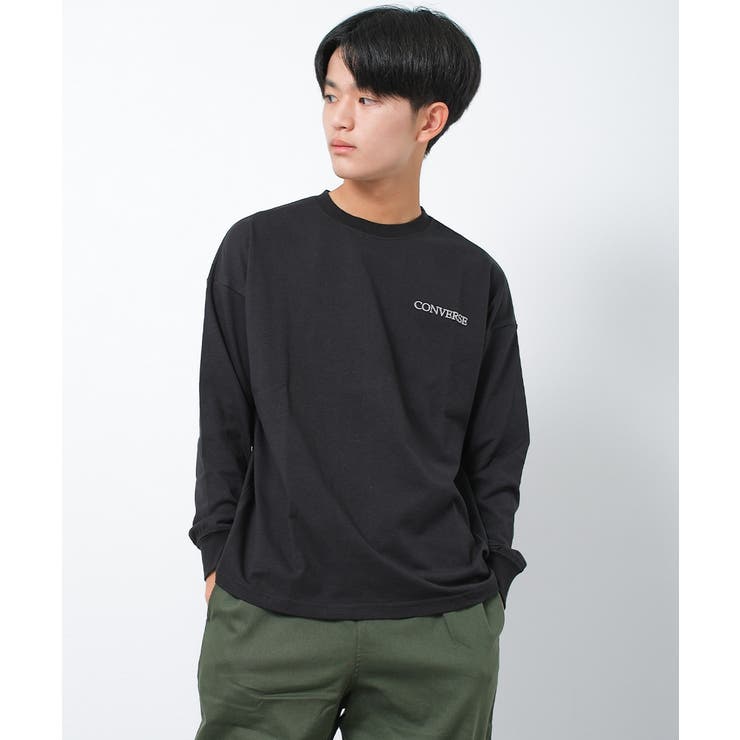 CONVERSE 別注バックスクエアプリントロングTシャツ カットソー | 子ども服 SHUSHU | 詳細画像2 
