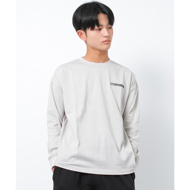 CONVERSE 別注バックスクエアプリントロングTシャツ カットソー | 子ども服 SHUSHU | 詳細画像3 