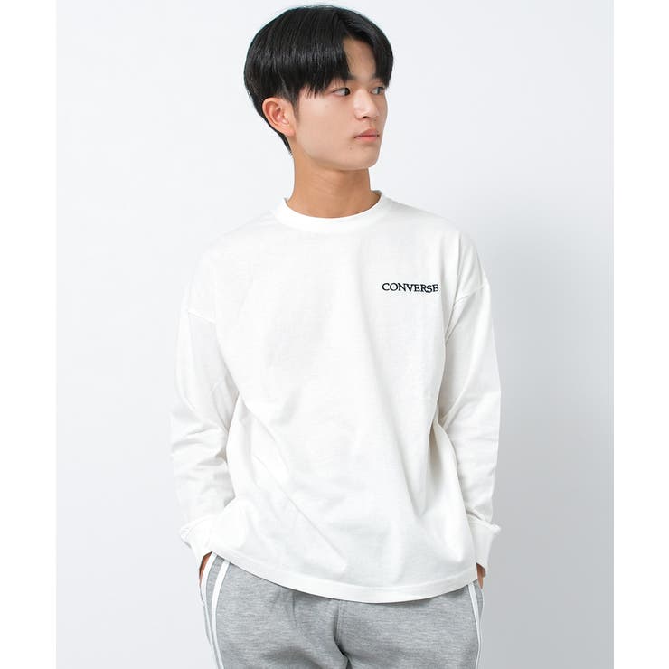 CONVERSE 別注バックスクエアプリントロングTシャツ カットソー | 子ども服 SHUSHU | 詳細画像4 