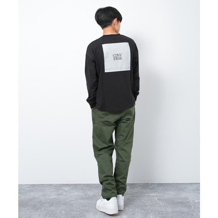 CONVERSE 別注バックスクエアプリントロングTシャツ カットソー | 子ども服 SHUSHU | 詳細画像6 
