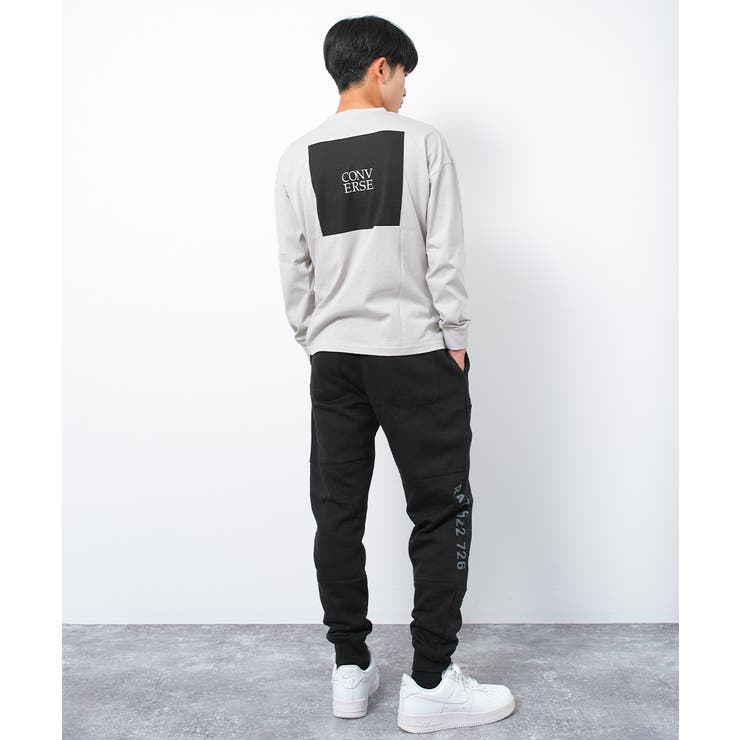 CONVERSE 別注バックスクエアプリントロングTシャツ カットソー | 子ども服 SHUSHU | 詳細画像8 