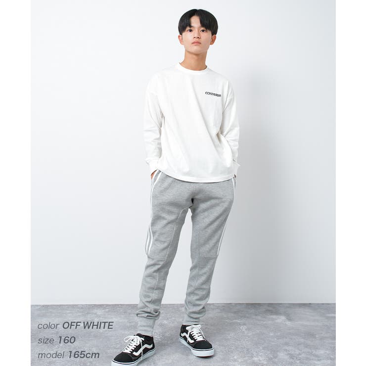 CONVERSE 別注バックスクエアプリントロングTシャツ カットソー | 子ども服 SHUSHU | 詳細画像9 