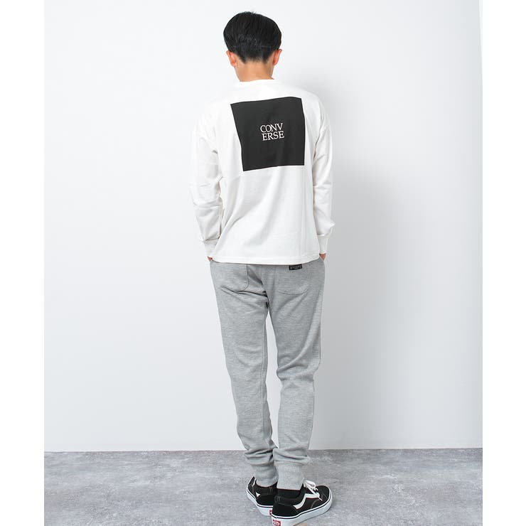CONVERSE 別注バックスクエアプリントロングTシャツ カットソー | 子ども服 SHUSHU | 詳細画像10 
